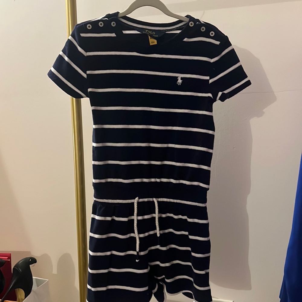 Ralph Lauren girls Terry romper